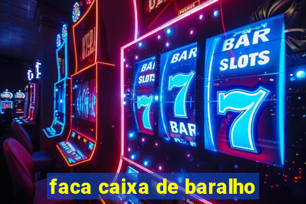 faca caixa de baralho